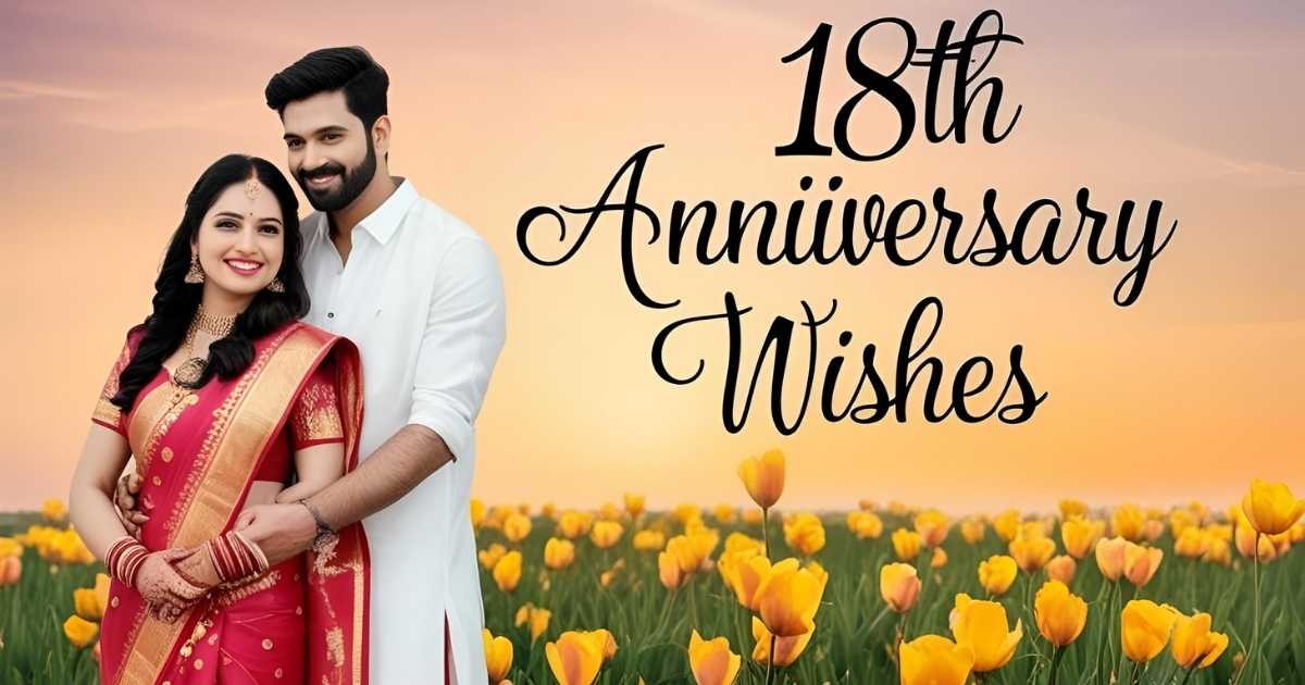 18th anniversary wishes