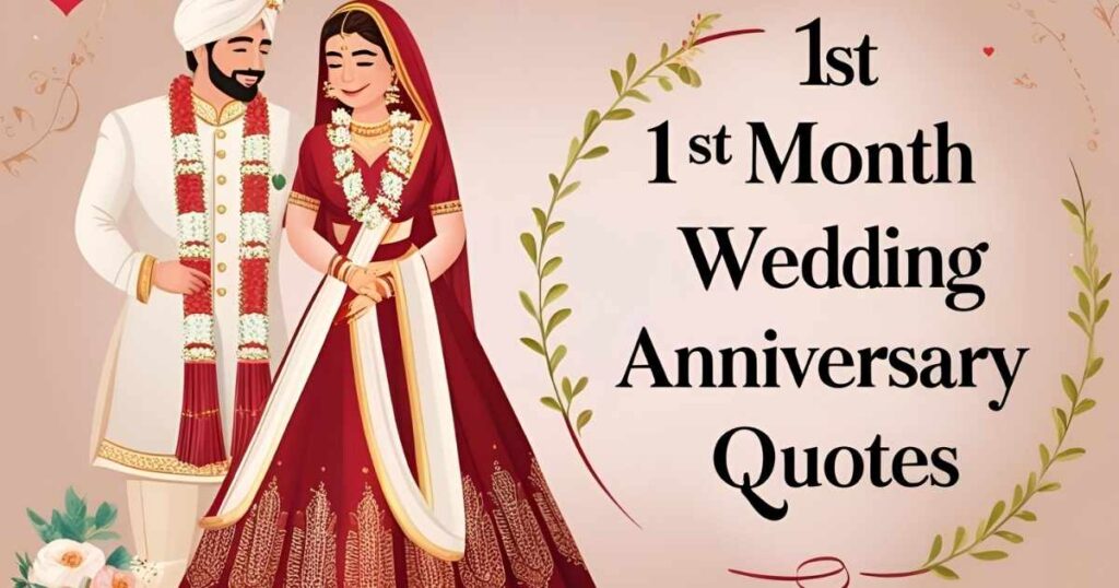 1st Month wedding anniversary quotes