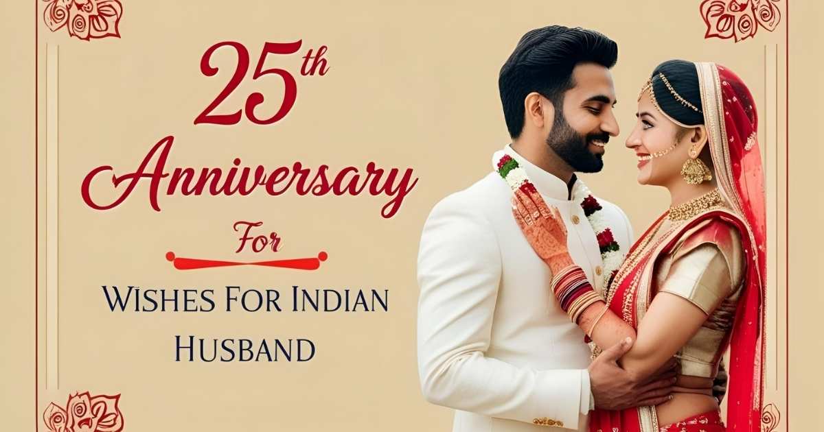 25th anniversary wishes for husband