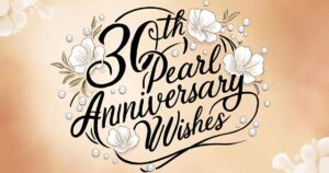 30th Pearl Anniversary Wishes