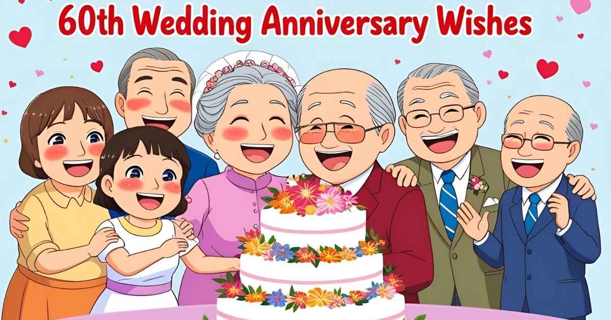 60th Wedding Anniversary Wishes