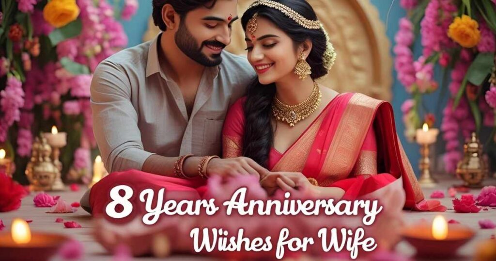 8 Years Anniversary Wishes for Wife