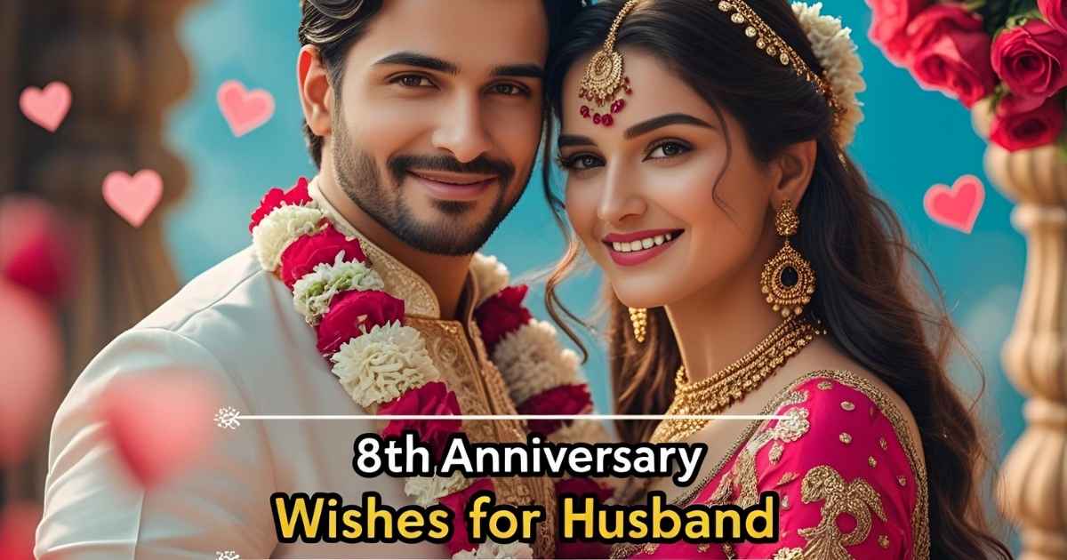8th Anniversary Wishes For Husband