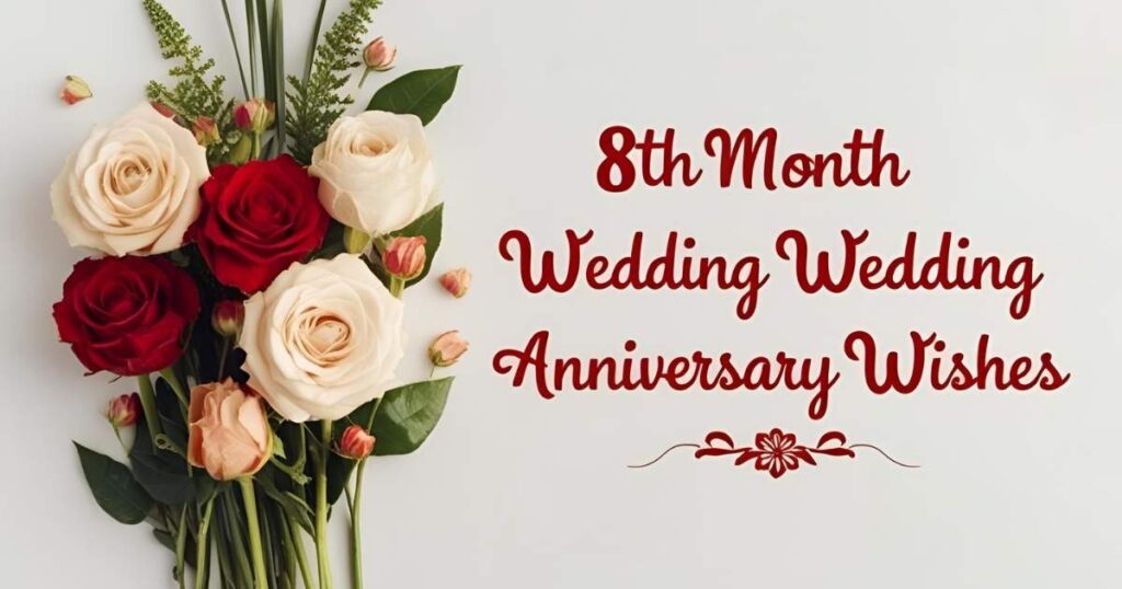 8th Month wedding anniversary wishes