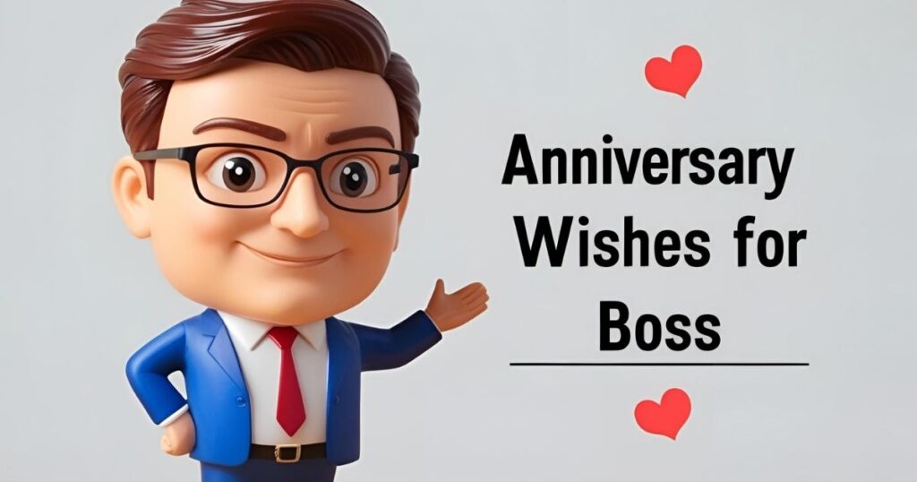 Work Anniversary Wishes for Boss