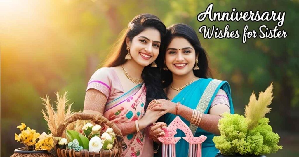 Anniversary Wishes for Sister