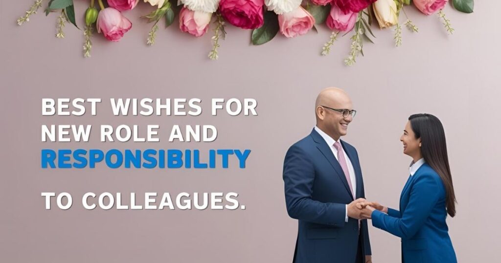 Best Wishes for New Role and Responsibility to Colleagues