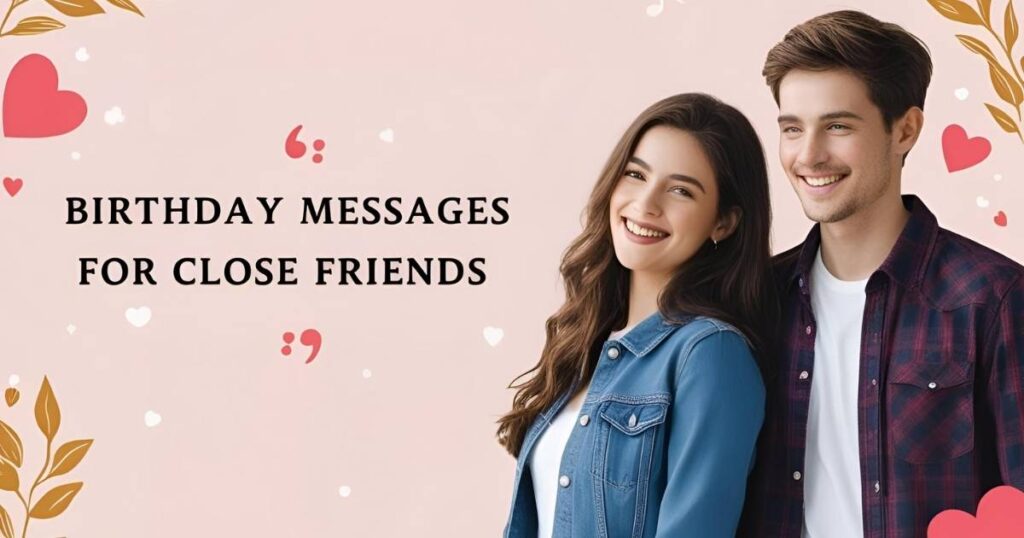Birthday Messages for Close Friends