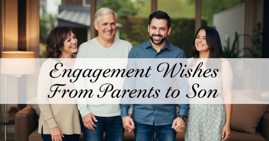 Engagement Wishes From Parents to Son