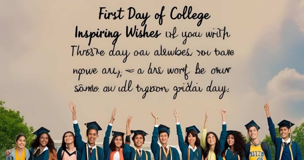 First Day Of College Inspiring Wishes