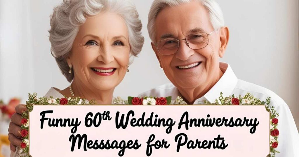 Funny 60th Wedding Anniversary Messages for Parents