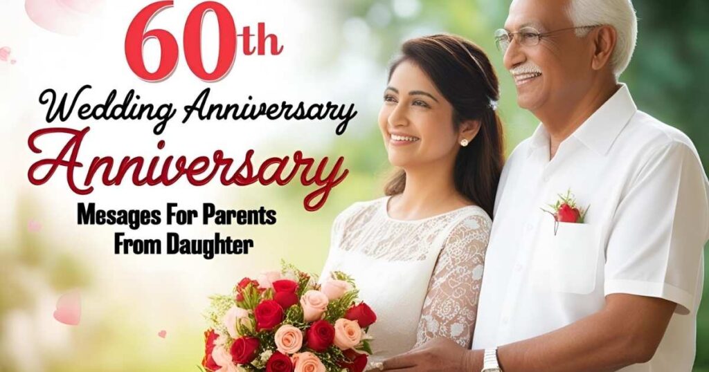 Funny 60th Wedding Anniversary Messages for Parents