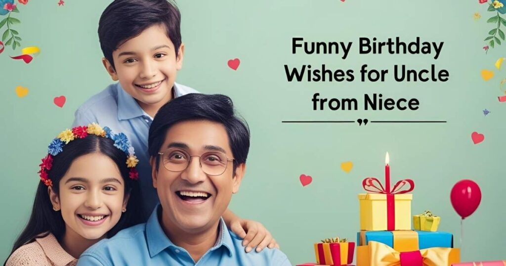 Funny Birthday Wishes for Uncle from Niece