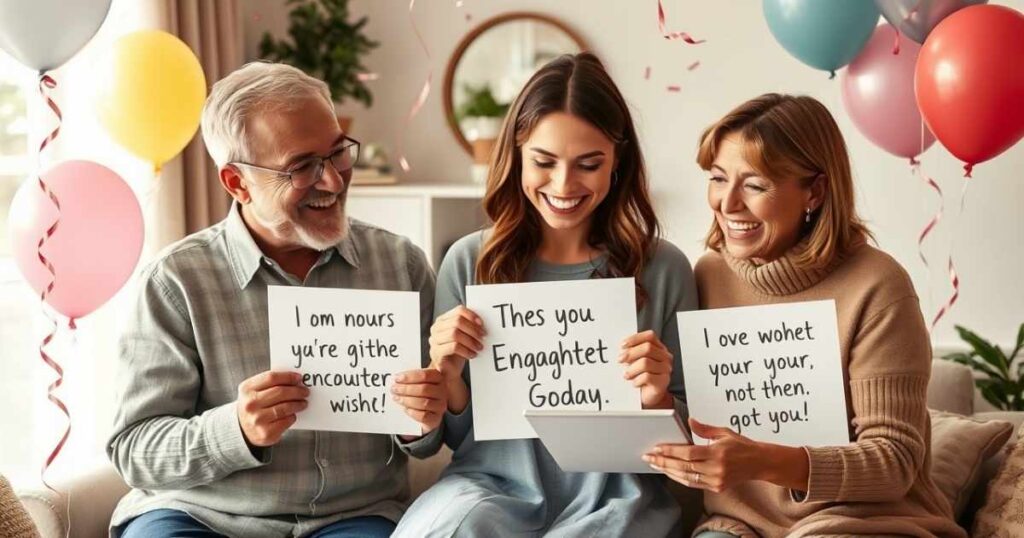 Funny Engagement Wishes From Parents