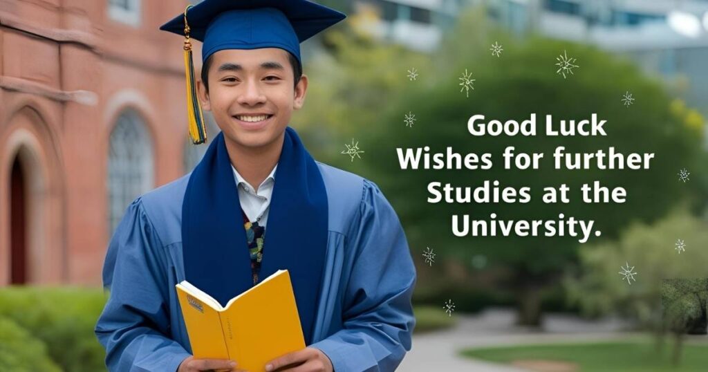 Good Luck Wishes for Further Studies at the University