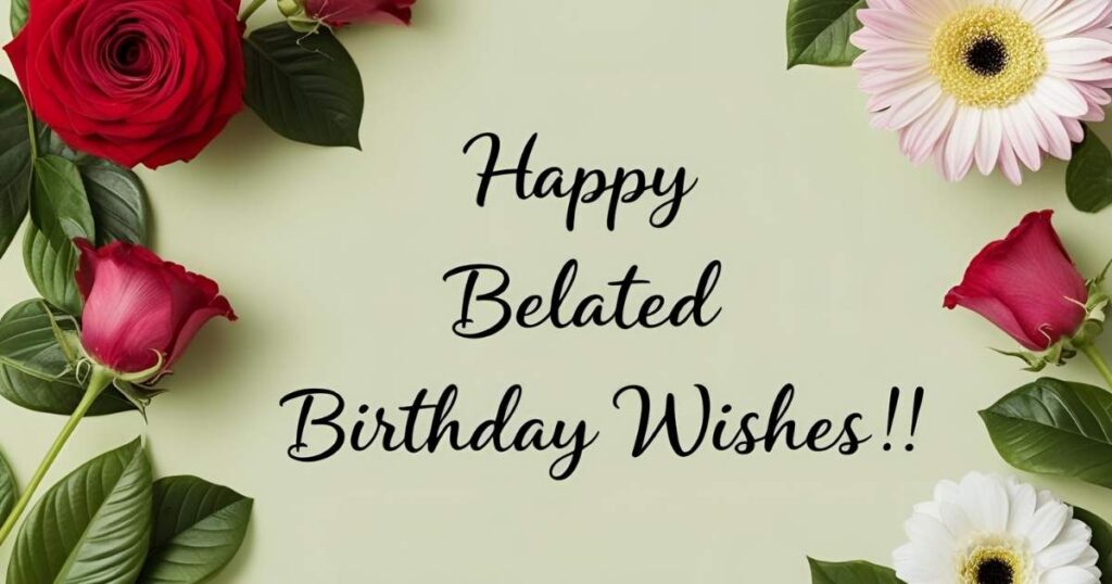 Happy Belated Birthday Wishes