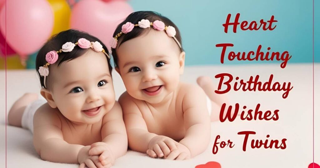 Heart Touching Birthday Wishes for Twins