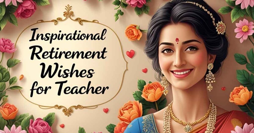 Inspirational Retirement Wishes for Teacher