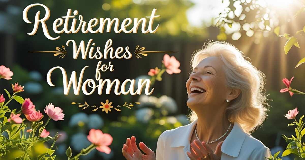Retirement Wishes for Woman