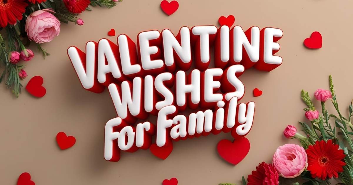 Valentine Wishes for Family