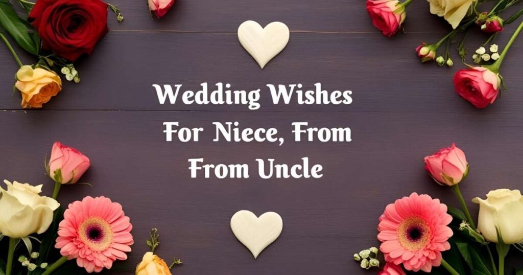 Wedding Wishes for Niece from Uncle