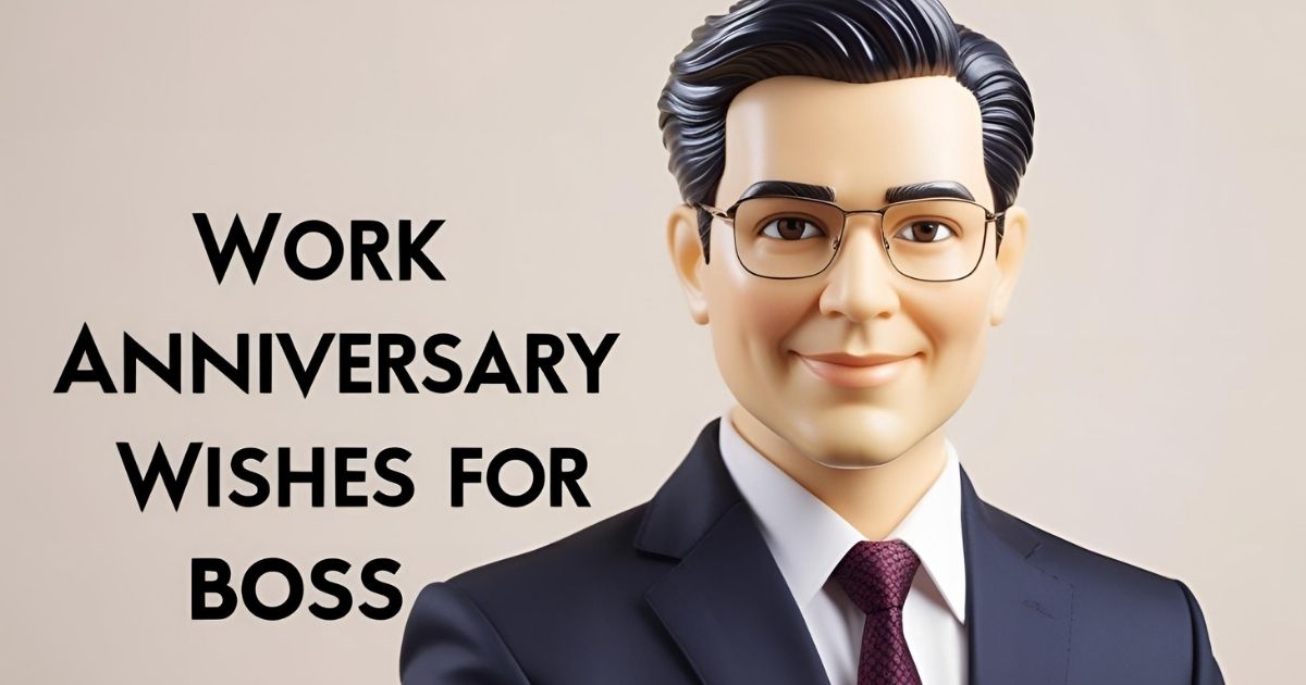 Work Anniversary Wishes for Boss