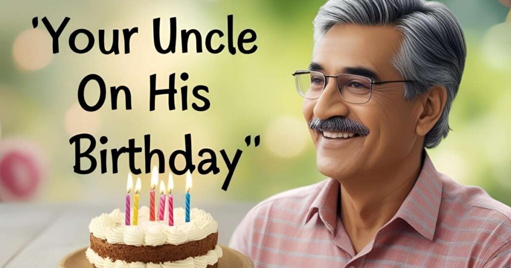 Your Uncle on His Birthday