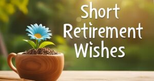 short retirement wishes