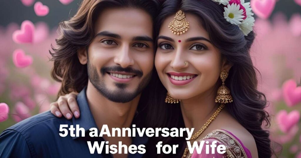 5th anniversary wishes for wife