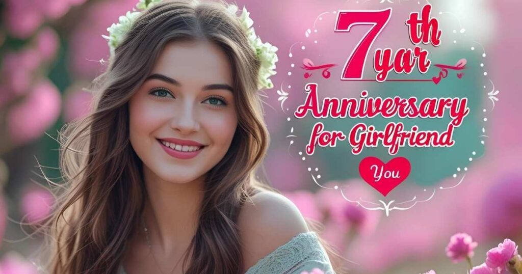 7th Year Anniversary Wishes for Girlfriend
