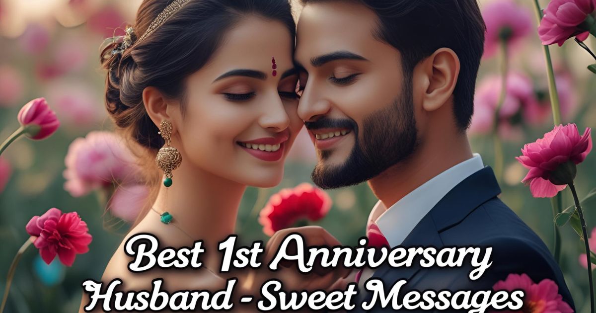 Best 1st Anniversary Wishes for Husband - Sweet Messages