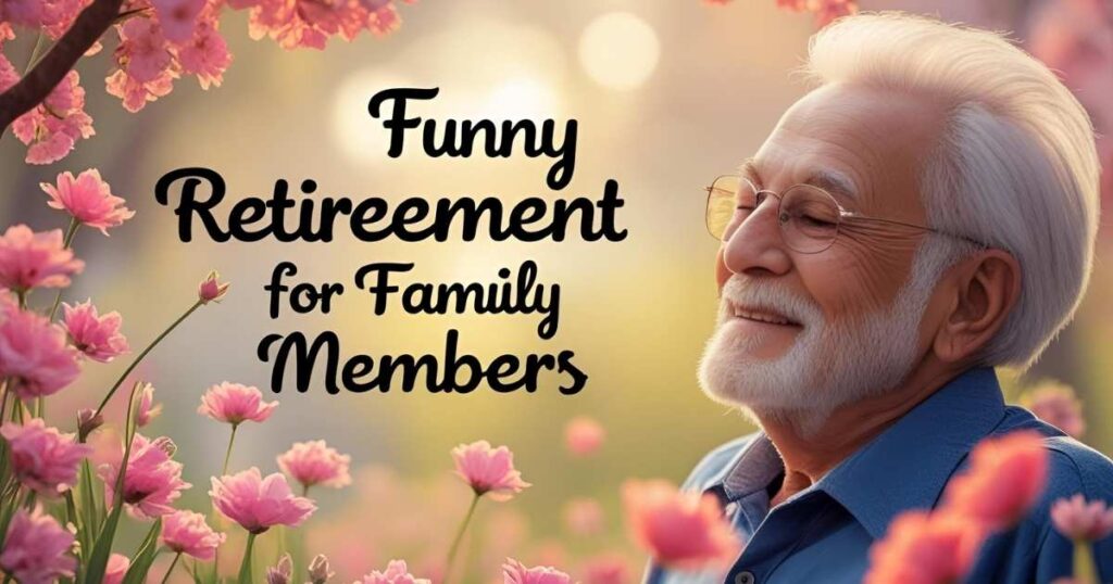 Funny Retirement Wishes for Family Members