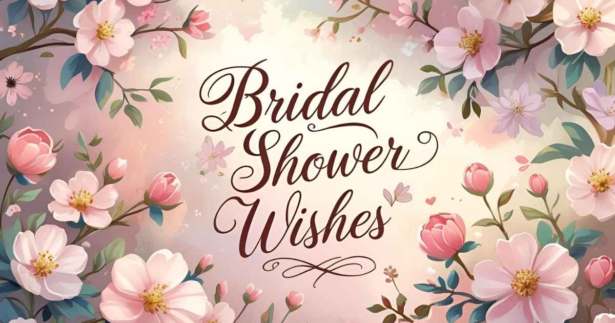 Short Bridal Shower Wishes