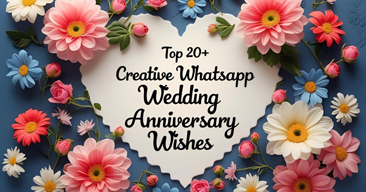 Top 20+ Creative WhatsApp Wedding Anniversary Wishes