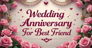 Wedding Anniversary Wishes For Best Friend