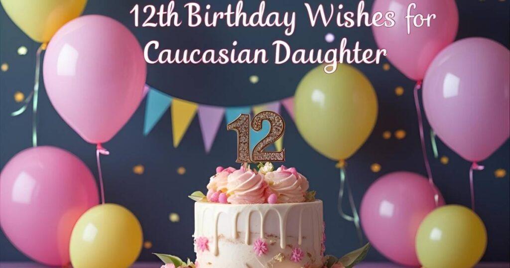 12th Birthday Wishes for Daughter