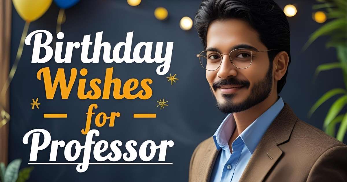 Birthday Wishes For Professor