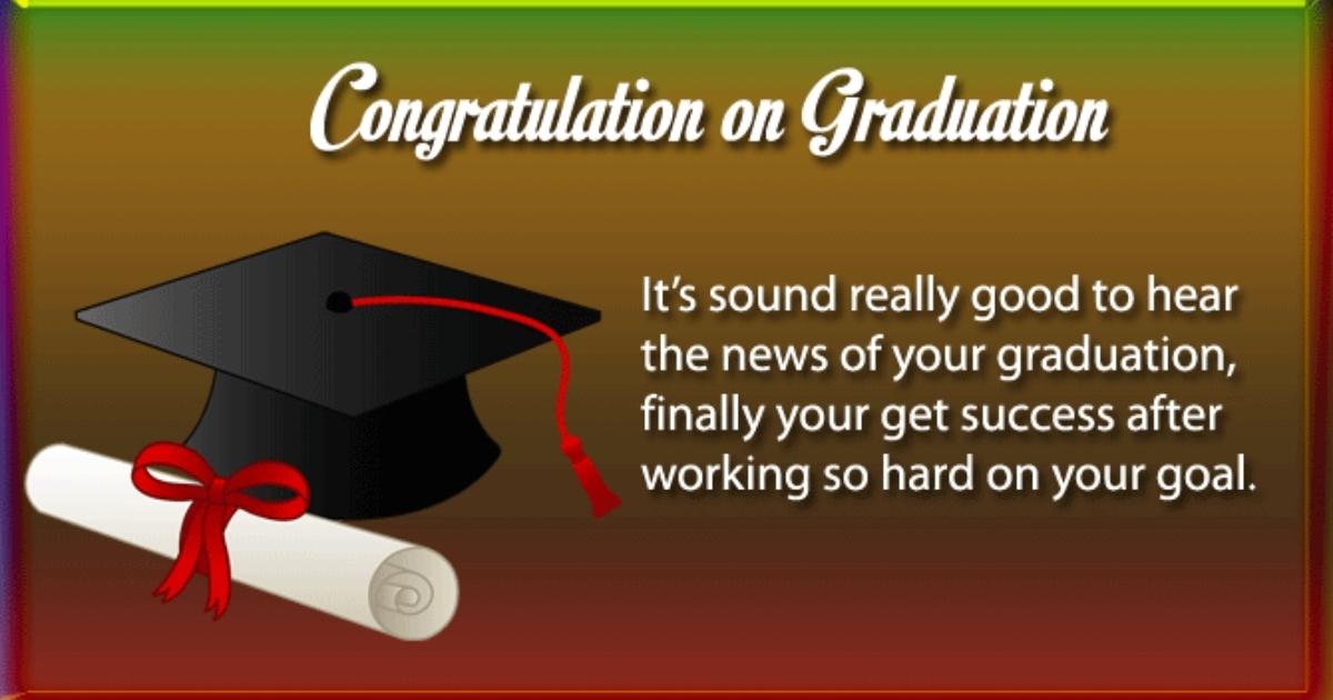 Graduation wishes for friend