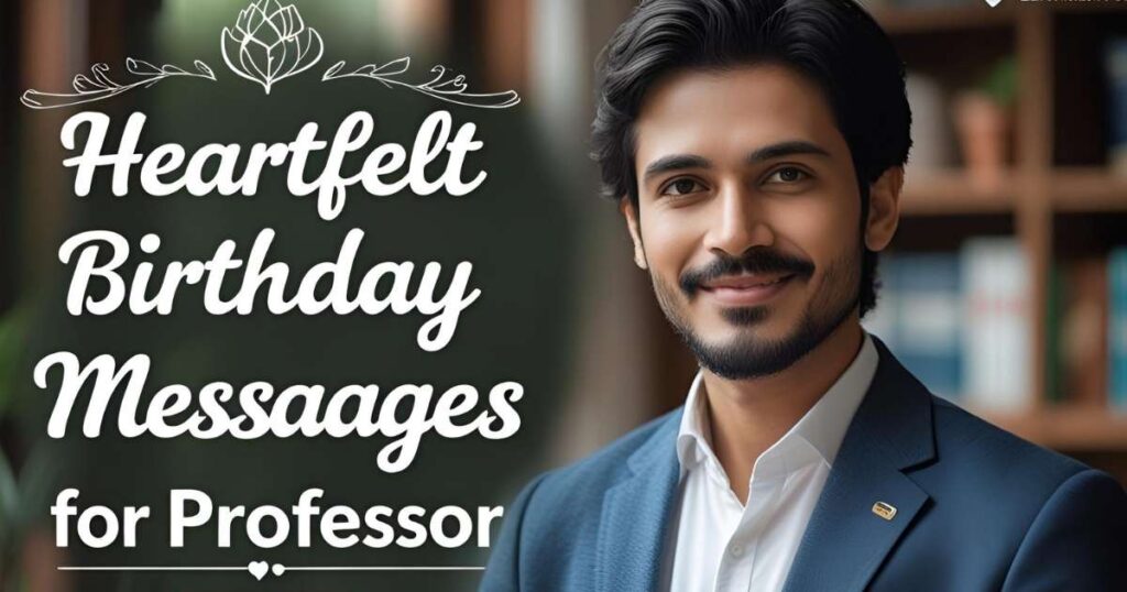 Heartfelt Birthday Messages for Professor