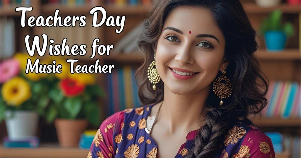Teachers Day Wishes for Music Teacher