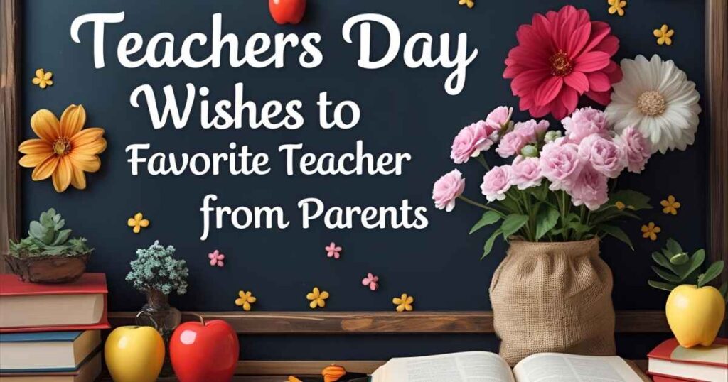 Teachers Day Wishes to Favorite Teacher From Parents