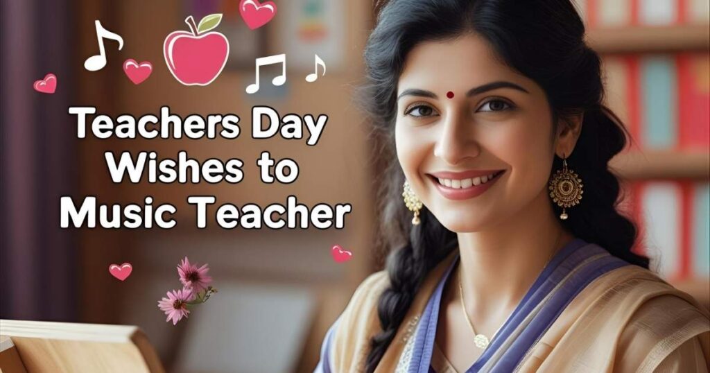 Teachers Day Wishes to Music Teacher: